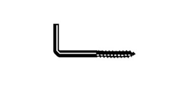 Fijación y Tornilleria - ESCARPIA ROSCADA LATONADA 18X50MM 9 UDS