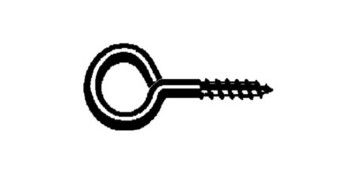 Fijación y Tornilleria - HEMBRILLA CERRADA BLANCA 14X25MM 14 UDS