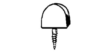 Fijación y Tornilleria - SOPORTE VITRINA 22X08MM NIVEL MARR PEQUEÑO NV124244-2530 6 P 