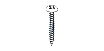 Fijación y Tornilleria - TORNILLO ROSCA CHAPA DIN 7981 CINCADO 4,2X32 MM 7 UDS