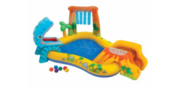 Piscinas, accesorios y complementos - PISCINA HINCHABLE DINOSAURIO 249 X 191 X 109 CM