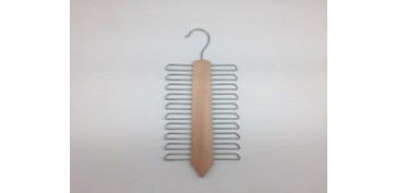 Estanterias y armarios - PERCHA ARMARIO MADERA CORBATAS 15,5 X 30,5 CM