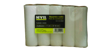 Utiles para pintar - MINI RODILLO RECAMBIO MULTIUSOS PORO 0 5 UDS. 11 CM