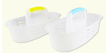 CESTA PARA PRODUCTOS LIMPIEZA 41X21X17CM