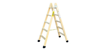 Escaleras - ESCALERA MADERA TIJERA 5+5 PELDAÑOS