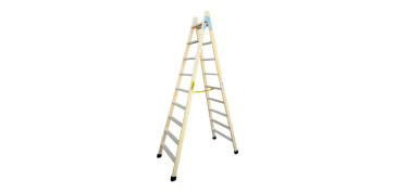 Escaleras - ESCALERA MADERA TIJERA 9+9 PELDAÑOS