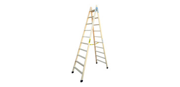 Escaleras - ESCALERA MADERA TIJERA 10+10 PELDAÑOS