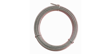 Cables y cadenas - CABLE ACERO GALVANIZADO ROLLO 100 M Ø 1 (7 X 7) +0