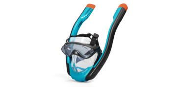 MASCARA BUCEO S/M CON SNORKEL BESTWAY PL SEACLEAR 24058