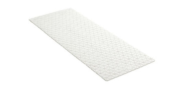 Alfombras y cortinas - ALFOMBRA BAÑO ANTIDES. 96X36 CM SBS/CAUCHO BL DIAMOND TATAY