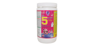 Piscinas, accesorios y complementos - CLORO PISCINA 5 ACCIONES P20 G 1KG