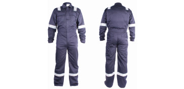 MONO IGNIFUGO ANTIESTATICO QUIMICO BANDAS REFLECTANTES CHEMWELD TALLA XXL