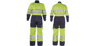 MONO IGNIFUGO ANTIESTATICO QUIMICO ALTA VISIBILIDAD HICHEM V TALLA 3XL