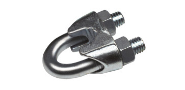 Cables y cadenas - SUJETACABLE GALVANIZADO FORMA ESPAÑOLA 9/16 50 PZ 