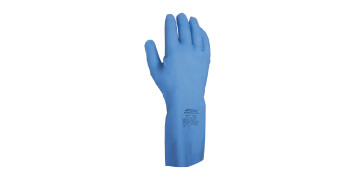 Guantes - GUANTE NITRILO AZUL SATINADO TALLA 6-6,5
