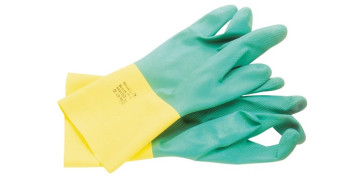 Guantes - GUANTE QUIMICO 7,5/8-32,3CM ALG/LAT/NE VD/AM ALPHATEC 87-900 