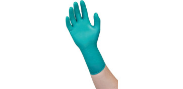 Guantes - GUANTE DESECHABLE NITRILO/NEOPRENO VERDE AZUL MICROFLEX 50UD TALLA 10,5-11