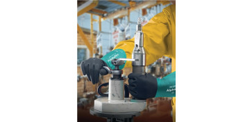 Guantes - GUANTE QUIMICO 09-35,6CM NYL/NIT VERDE/GRIS ALPHATEC 58-535W 