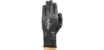Guantes - GUANTE ANTICORTE 09/24CM NITRI/PU GRIS HYFLEX 11-738 ANSELL 