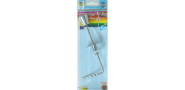 TIRADOR DESCARGA WC TANQUE BAJO 114 MM CROMO ANGULAR