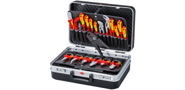 HERRAMIENTAS PARA ELECTRICISTA 20 PIEZAS EN MALETA ABS