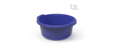 Utiles de limpieza - BARREÑO REDONDO 12 L AZUL FUERTE