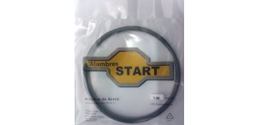 Alambre, muelles y sirgas - ALAMBRE CUERDA PIANO EN ROLLO 100 GR Ø 1 MM