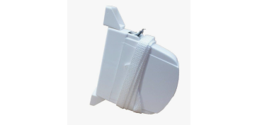 Cuerdas y cintas - RECOGEDOR PERS SOBREP MINI C/CINTA 14MM BLANCA PLASTICO BLANCO