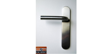 Material de carpintería - MANILLA LPL PLACA LARGA (JUEGO) 226X42MM, INOX 304