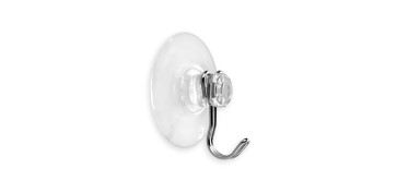 Topes y perchas adhesivas - COLGADOR VENTOSA 45 MM CROMO 1218-1