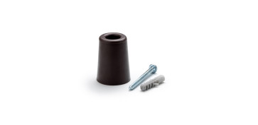 Topes y perchas adhesivas - TOPE ALTO CAUCHO MARRON (BL) 3047-4