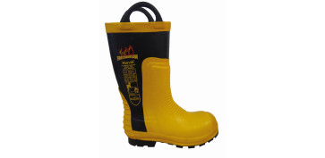 Calzado de seguridad - BOTA SEGURIDAD BOMBERO DIELECTRICA Y MOTOSIERRA CAUCHO PU/PL MET TALLA 48