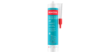 Masillas y siliconas - SILICONA ACIDA S-11 300 ML TRANSPARENTE