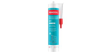 Masillas y siliconas - SILICONA ACIDA S-11 300 ML BLANCO