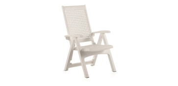 FOLLETO JARDIN OPTIMUS - SILLON POSICIONES RESINA METAL BLANCO