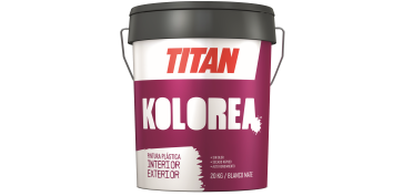 Pintura para paredes, techos y suelo - PINTURA PLASTICA INTERIOR EXTERIOR REFRESH MATE 20 KG BLANCO