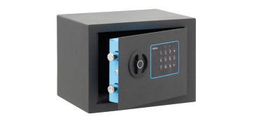 Material de carpintería - CAJA FUERTE BLUE SOBREPONER GRAFITO COD. ELECTRÓNICO Y POMO 230X170X170MM