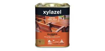 Proteccion y tratamiento para madera - ACEITE TECA PROTECTOR AL AGUA 750 ML MIEL