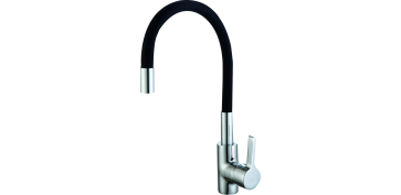 FOLLETO HOGAR 2026 - GRIFO FREGADERO MONOMANDO FLEXIBLE MIQ NEGRO