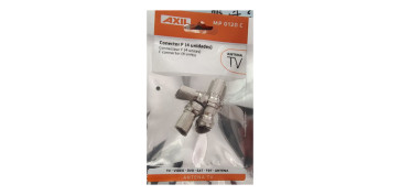 Instalación imagen, sonido y telefonía - CONECTOR ANTENA COAXIAL F 4 PZ 
