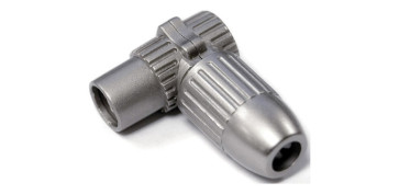 Instalación imagen, sonido y telefonía - CONECTOR ANTENA COAXIAL HEMBRA ACODADO METALICO 
