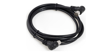 Instalación imagen, sonido y telefonía - CABLE ANTENA CONECTORES ACODADOS 1,5M NEGRO 