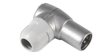 CONECTOR ANTENA TV ACODADO BLINDADO MACHO CEI Ø9,5MM