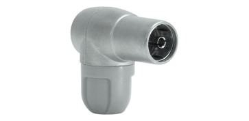 CONECTOR ANTENA TV ACODADO BLINDADO HEMPRA CEI Ø9,5MM