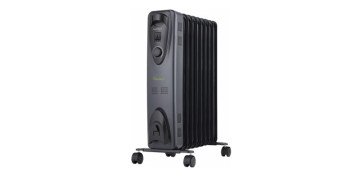 Calefacción electrica - RADIADOR ECOLOGICO NEGRO 9 ELEMENTOS 1500 W