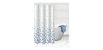 Alfombras y cortinas - CORTINA BAÑO POLIESTER ETER 200 X 180 CM