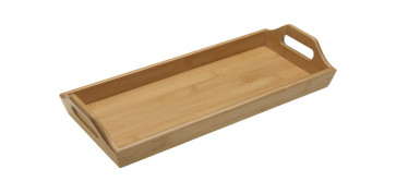 Vajillas - BANDEJA BAMBU PEQUEÑA 42,5 X 18,2 X 6,5 CM