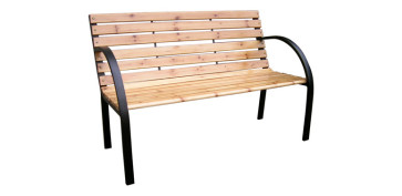 FOLLETO JARDIN 2025 OPTIMUS - BANCO JARDIN METALICO MADERA 122 X 60 X 80 CM