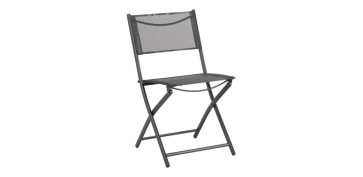 FOLLETO JARDIN 2025 OPTIMUS - SILLA PLEGABLE ACERO TEXTILENE GRIS ANTRACITA