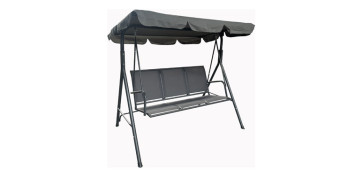 FOLLETO JARDIN 2025 OPTIMUS - BALANCIN ACERO TEXILENE 3 PLAZAS GRIS ANTRACITA